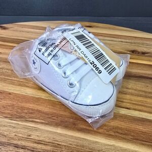 Baby Boys Girls Soft Ankle Shoes Sneakers White 0-6 months